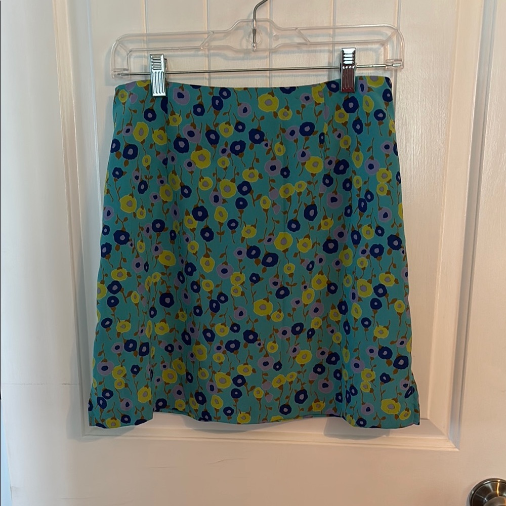 My Michelle bright Blue A-Line Mini Skirt Casual size small/extra small